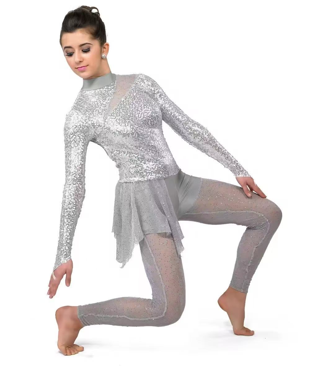 Wholesale Retail Customised Girls Comfortable Breathable Modern Dance Ballet Training Wear