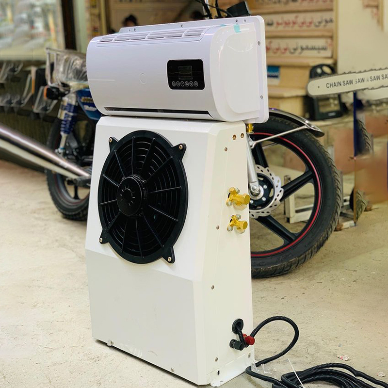 Integrated Parking Cooler for Sleeper Trucks - Air Conditioning Unit with 80 Liter Capacity