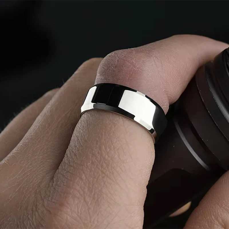 Treebud 4mm 6mm 8mm Custom Names Rings for Women Men Stainless Steel Personalized Text Date Simple Ring Jewelry GiftsXJ250606