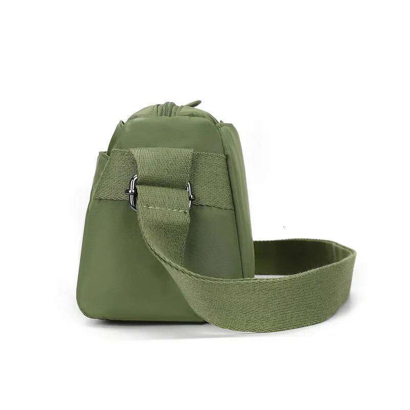 New Minimalist and Fashionable Shoulder Women's Oxford Fabric Casual Crossbody Multi Compartment Messenger Bag