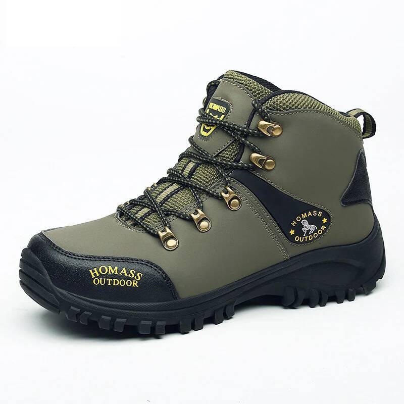 Ddmyoutdoor Autumn Winter Men Outdoor Waterproof Non Slip Camping Man Shoes Hiking Sneakers Warm Fleece Short Boots Outdoor Shoes