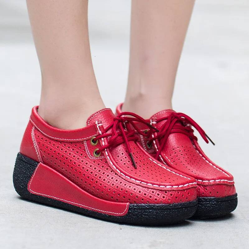 Ddmyoutdoor Ddmyoutdoor New Genuine Leather Woman Winter Shoes Casual Flat Platform Women Shoe Plush S Loafers Slip On Female Sneakers Femme Outdoor O