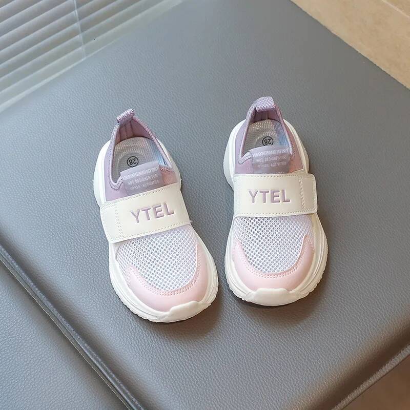 Ddmyoutdoor Summer Fashion Purple Kids Plus Size Breathable Platform Sneakers Girls Non Slip Running Sports Shoes Child Outdoor Shoes