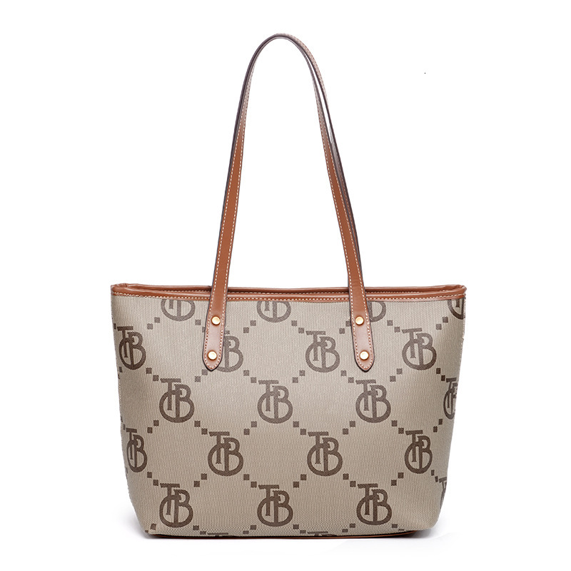 Top quality Brand High Quality New Style Tote Bag Large Capacity Women's High-end Versatile Shoulder Handbag European and Women's Bag New Fr