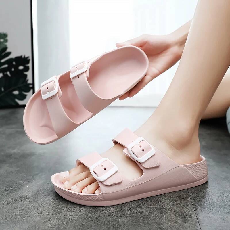 Ddmyoutdoor Summer Adjustable Soft Brand Slippers Women Flat EVA Slipper Lightweight Original Men Flip Flop Unisex Sandals Shoes Beach outdoor shoes