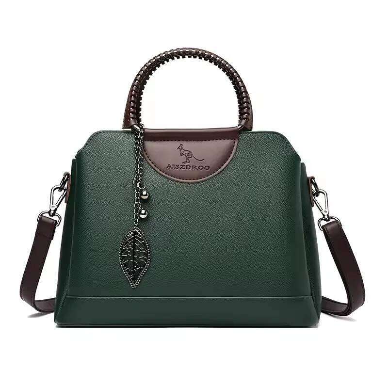 Handbag, High-Quality Leather Single Shoulder Women's Crossbody Bag, New Brand Small Square Bag 2025/06/07