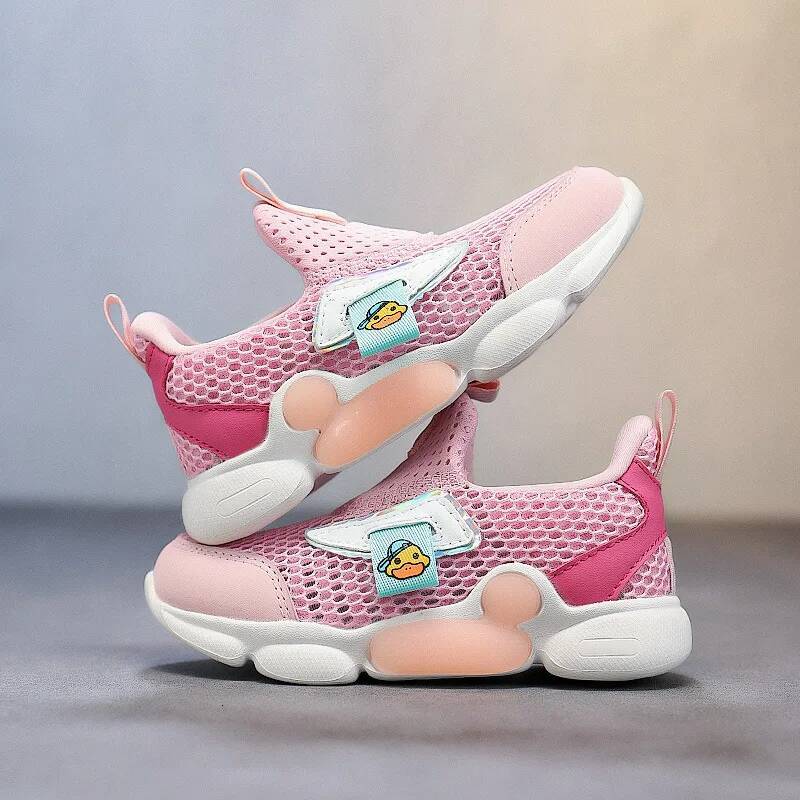 Ddmyoutdoor Lovely Blue Boys Running Size Comfortable Breathable Summer Sneakers Children Slip On Non Slip Sports Shoes Kids Outdoor Shoes