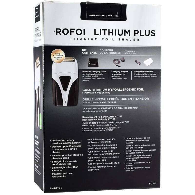 Ts-2 Rechargeable For Men Wet & Dry Shaver Face Beard Shaving Hine Bald Head Electric Razor With Extra Mesh