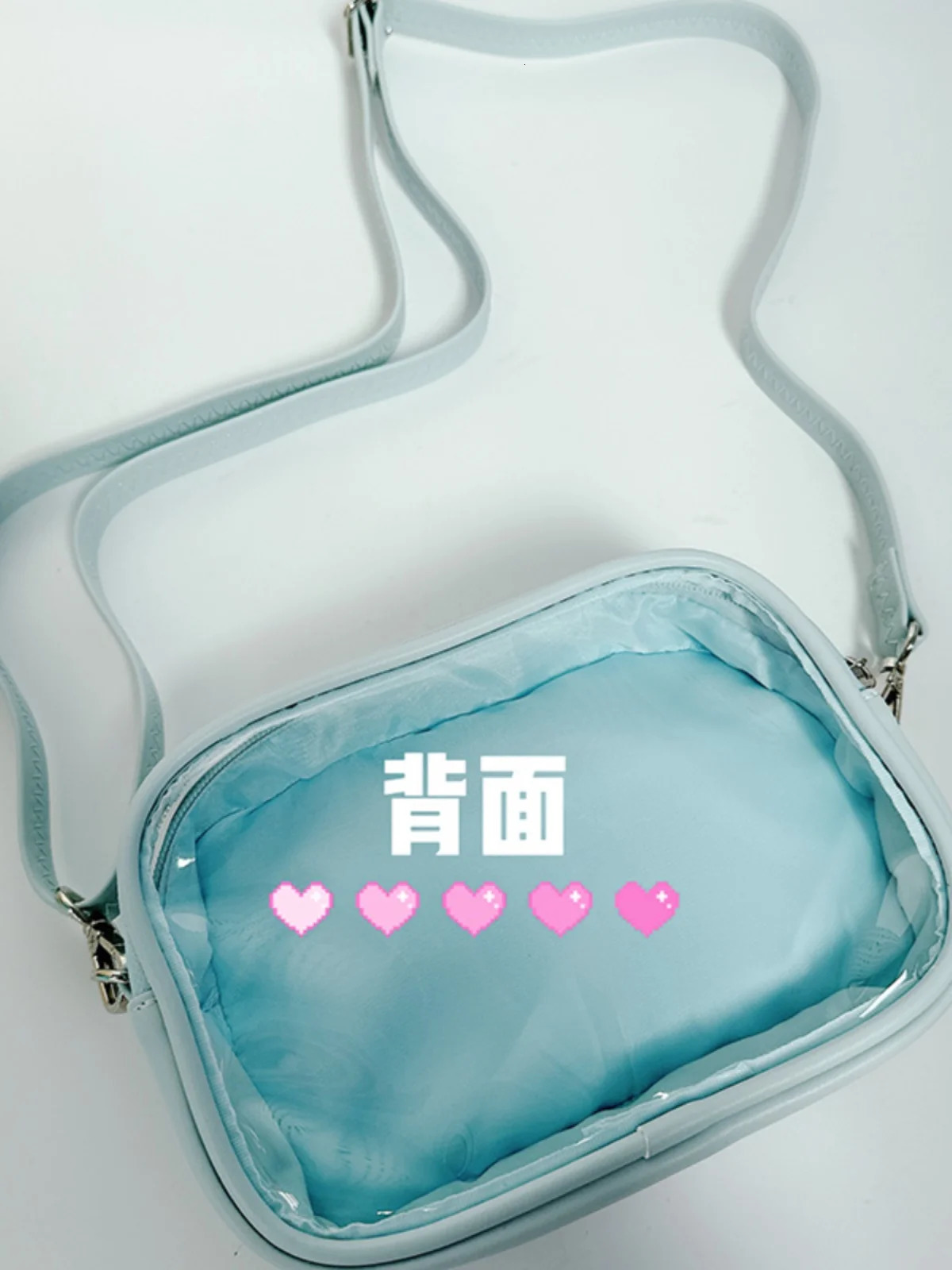 Ita Bag All Match Cute Solid Summer Transparent Crossbody s Girls Simple Display Doll Shoulder Teenage Bolsos Bag 250605