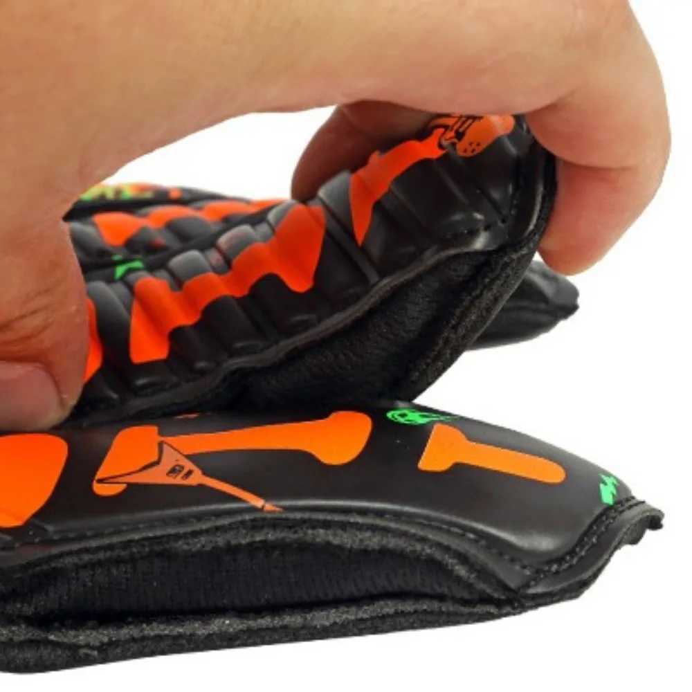 Anti Slip Goalkeeper Gloves Thickened Latex Kids Football Goalie Gloves Protective Fingers Cushioning Game Goalkeeper Gloves XJ250606