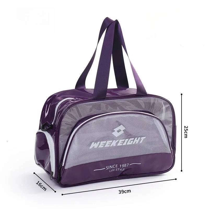 Large Capacity Women Makeup Bathroom Washbag Waterproof Swimming Storage Bag with Separate Compartment for Beach Gym Travel