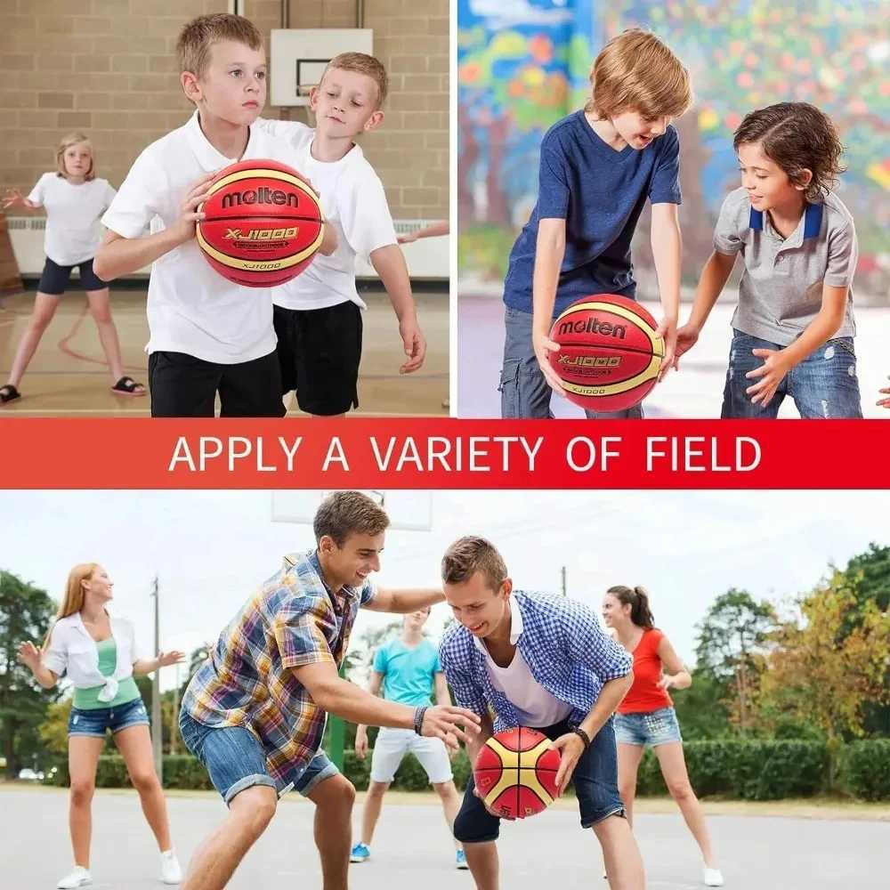 Molten GG6X Basketball PU Official Certification Competition Basketball Standard Ball Mens and Womens Training Ball SIZE6 XJ250606