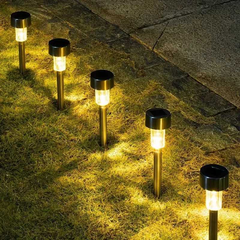 Outdoor Solar Landscape Lawn Lights Garden Lights Waterproof Decoration Lights for Paths Patio Yards Lawns Walkways XJ250606