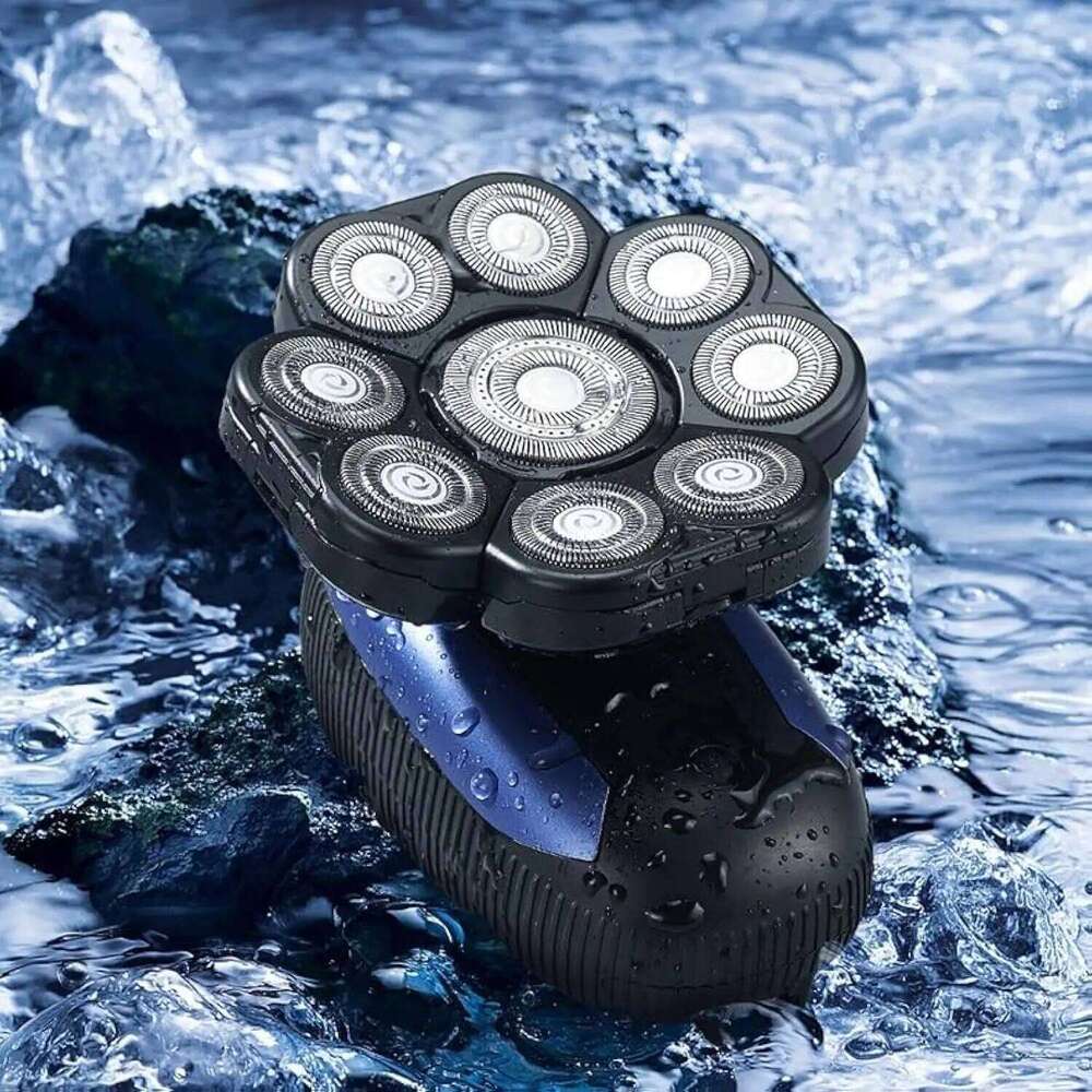 Electric Shaver For Men 9D Independently Floating Cutter Head Waterproof Razor Multifunction USB Charging