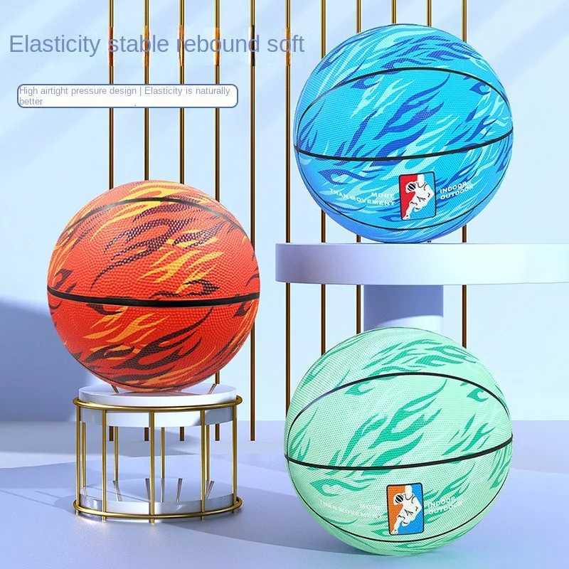 2023 New Children No. 3 No. 5 7 Rubber Basketball Adult Training PVC Anti-Slip Wear Indoor and Outdoor PU Basketball XJ250606