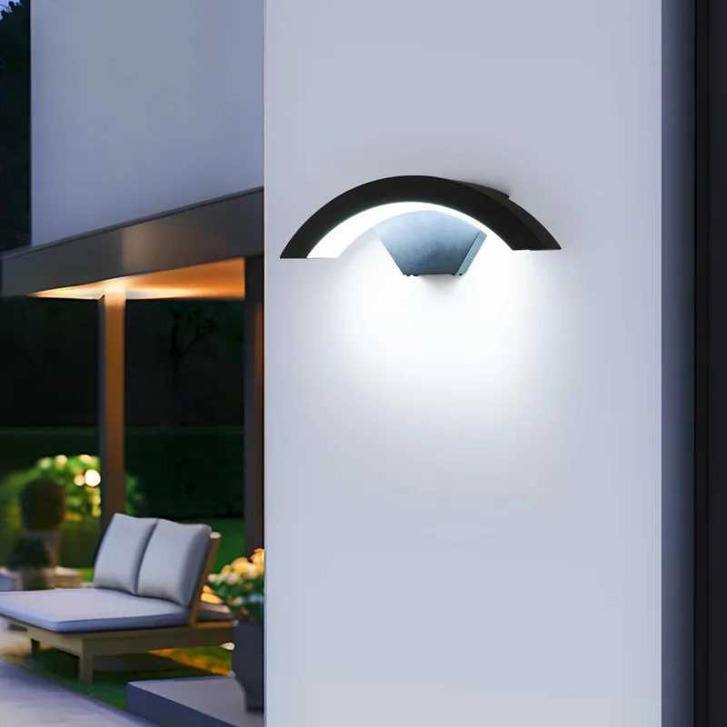 Aluminum LED Wall Lamp Waterproof IP65 Outdoor Garden Lights 18W Interior Wall Light for Bedroom Street Corridor Stairs Lighting W250607