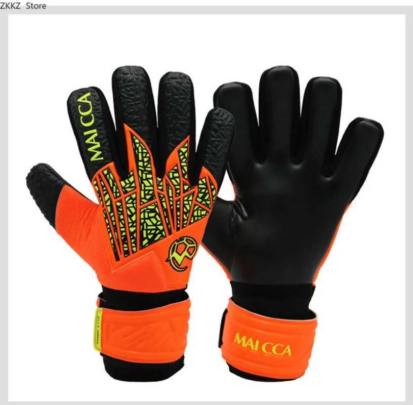 Professional Football Gloves Goalkeeper Thickened Latex Protection Adults Non-Slip Soccer Goalie Goalkeeper Football Gloves XJ250606