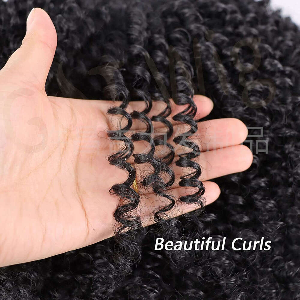 Afro Small Curls Kinky Fluffy Short Curly Wig Hairpiece