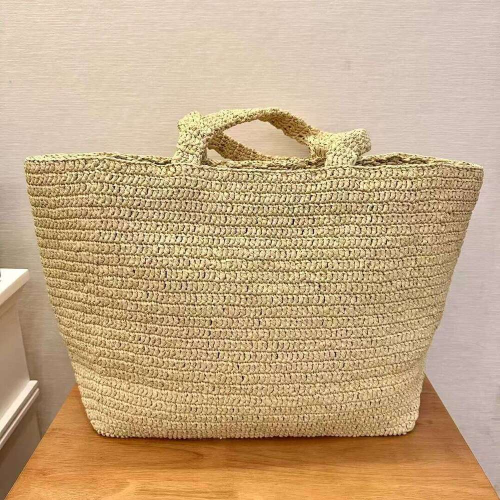 Natural Handmade Luxurious Lafite Grass Woven Bag, Simple And Stylish One Shoulder Handbag