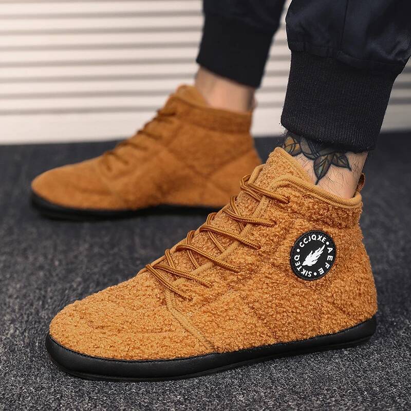 Ddmyoutdoor MAEDEF Warm Men S Bedroom House Slippers Boots Fashion Designer Shoe Comfortable Casual Flat Man Walking Shoes Beach outdoor shoes
