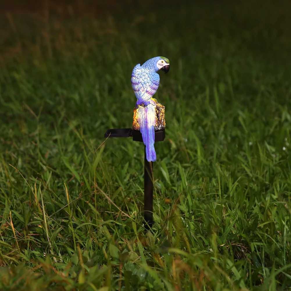 Outdoor Solar Lamp Power LED Parrot Owl Garden Light Long Life Safety and Low Pressure Waterproof Lawn Road Landscape XJ250606