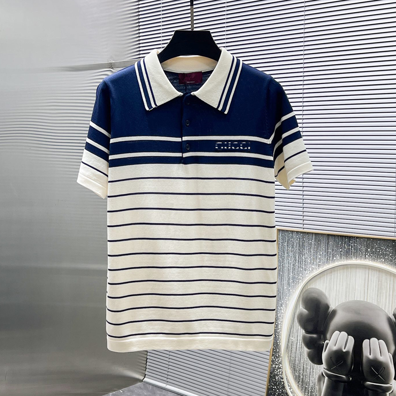 Designer's short sleeved polo shirt for summer, high-quality men's polo shirt, pure cotton knit shirt, casual business street, fashionable, classic, checkered, versatile