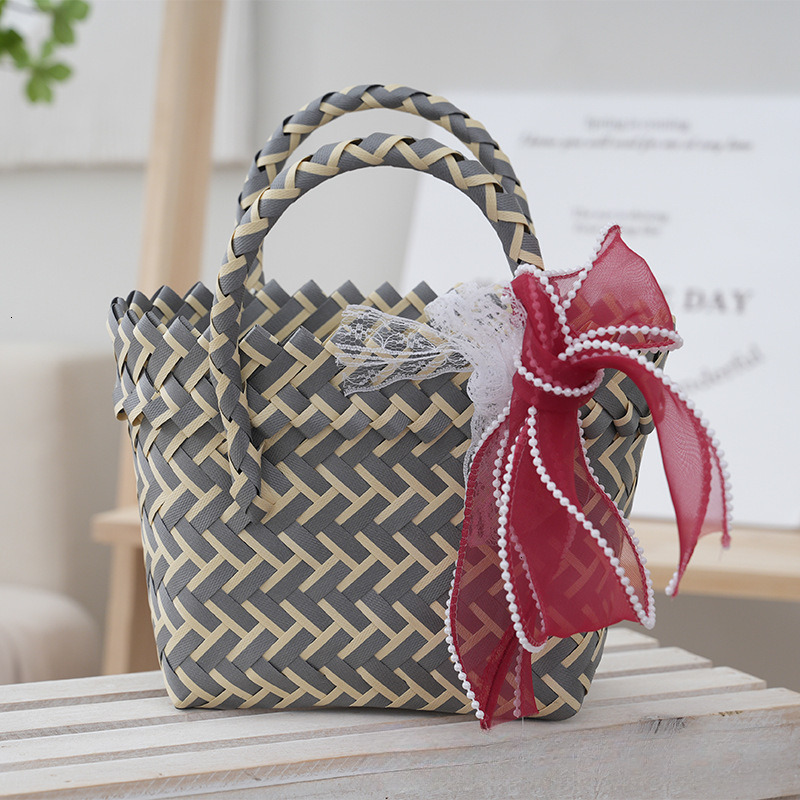 Top brand high-quality new free designer bag new children's bag tote bag beach bag woven bag diagonal woven scarf tote basket gift new free desig