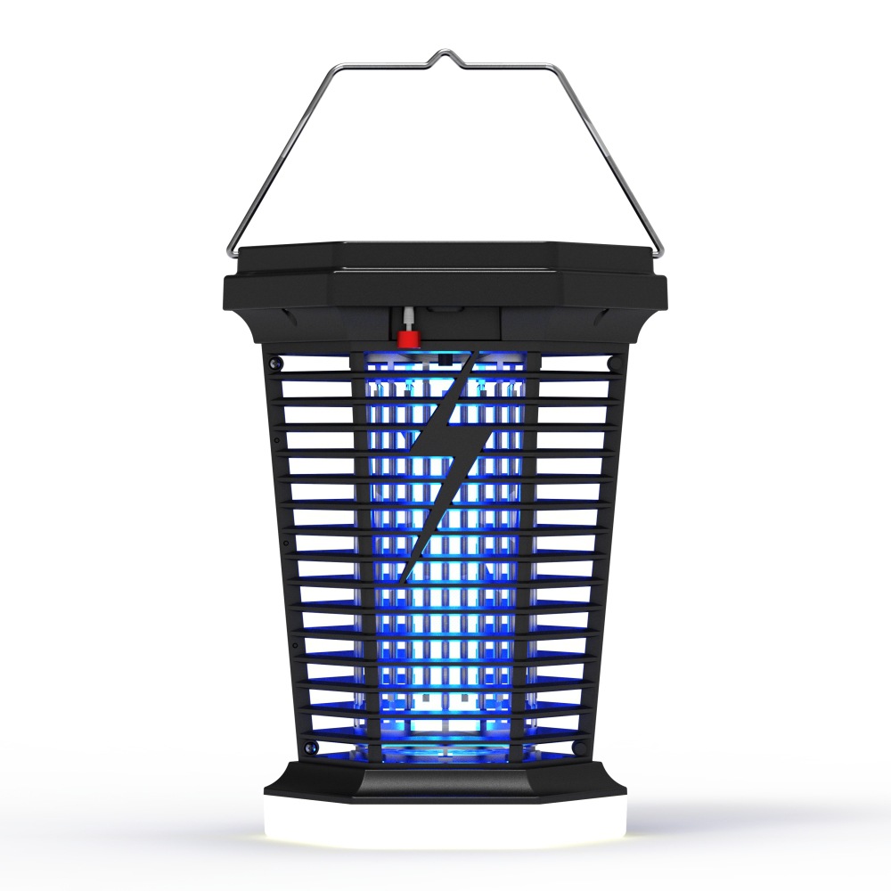 Lingtuo's new solar mosquito killer light + camping light + lawn light 3-in-1 USB charging mosquito killer mosquito trap light