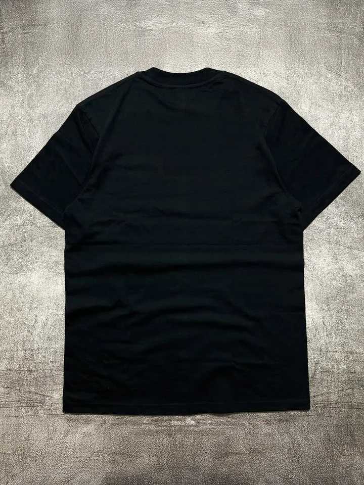 Mens Black 200g Cotton Crew - Neck Short - Sleeve T - Shirt with La Santa Muerte Religious Culture Heat - Transfer Print X250607