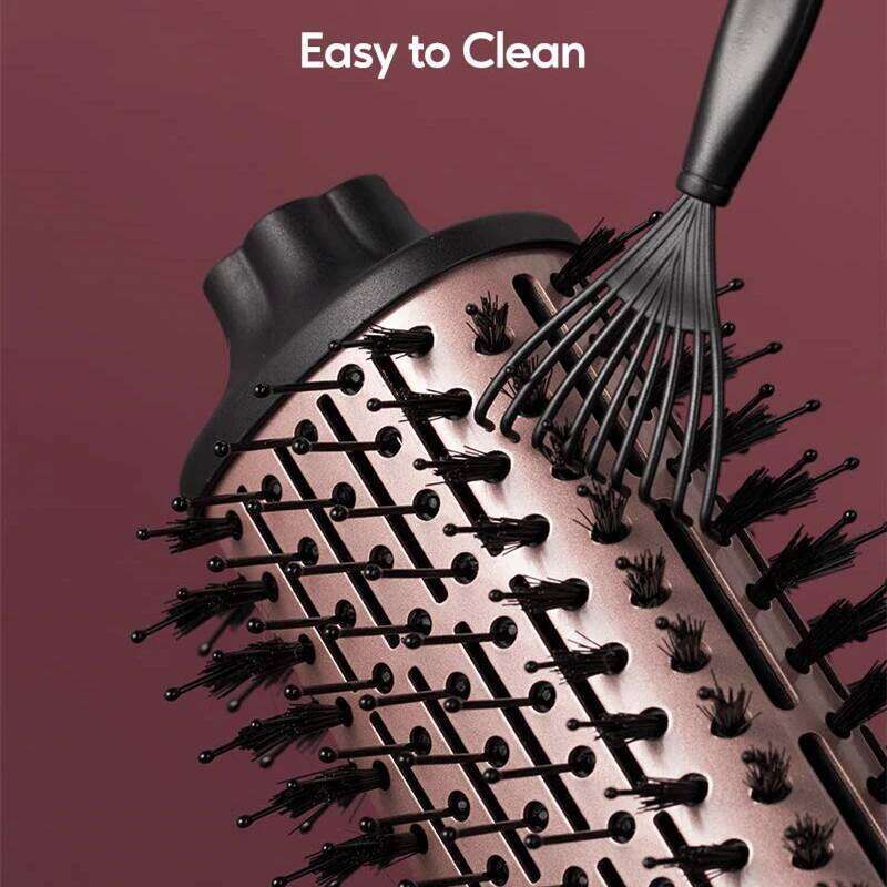 KIPOZI Hair Blow Dryer Brush Create Voluminous Curls 4 In 1 Hot Air Comb Reduces Frizz Static Electricity