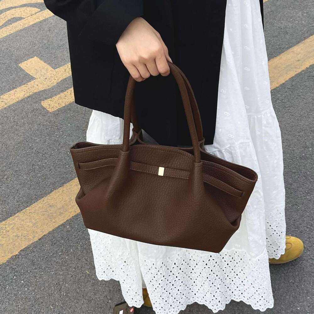 Large Capacity Pleated Cloud for Women 2025 New Dopamine Shoulder High-end Fashion Stylish Tote Bag