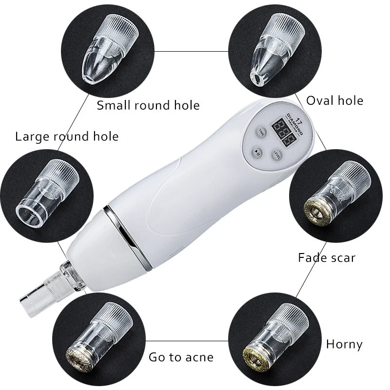 Micro Acne Remover Vacuum Massage Acne Removal Smoothing Cleansing Skincare Drinding Diamond Pen home beauty equipment 250603