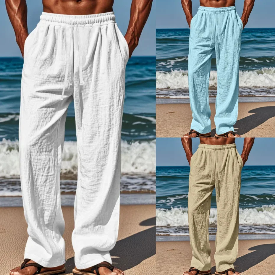 Mens Casual Pants Comfortable and Breathable Daily Wear with Fashionable Men Must Be Large Size Loose 250605