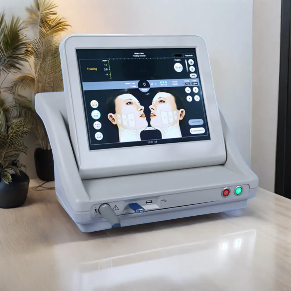 Portable 10000 Shots Korea HIFU High Intensity Focused Ultrasound Hifu Machine HIFU Face Lift Korea HIFU Cellulite Reduction Slimming