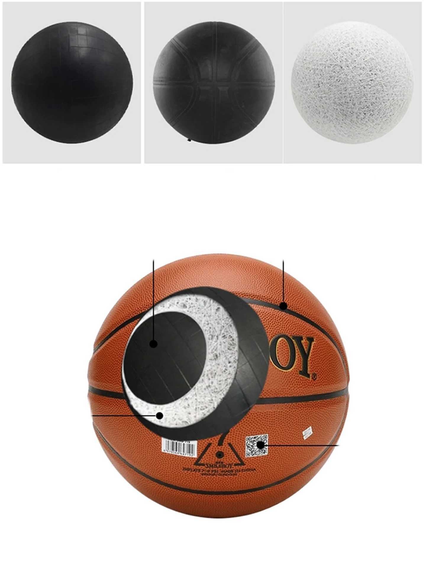 School Training Camp Competition Size 7# PU Basketball Wear-Resistant Non-Slip Moisture-Absorbing Ball XJ250606