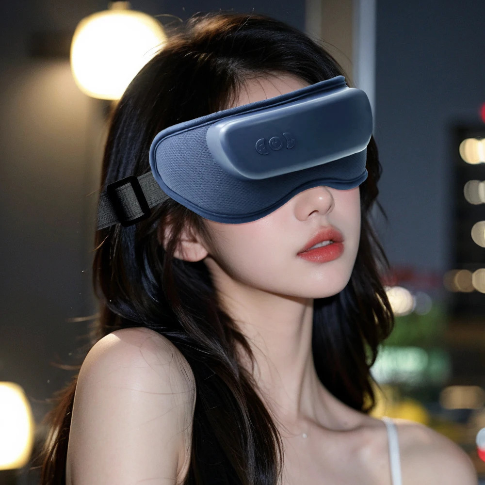 EMS Intelligent Airbag Vibration Bluetooth Music Heating Eye Massager for Relieving Eye Fatigue and Improving Sleep Eye Care 250603