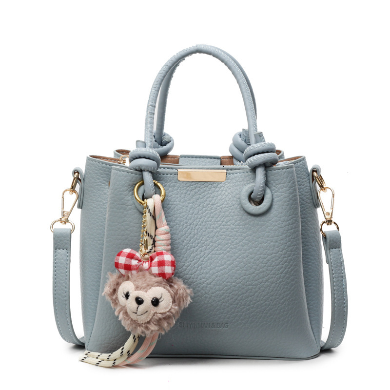 designer High-end Texture Litchi Pattern Bucket Bag for Women 2025 New Handheld Tote Basket Bag Fashion Versatile Shoulder Crossbod