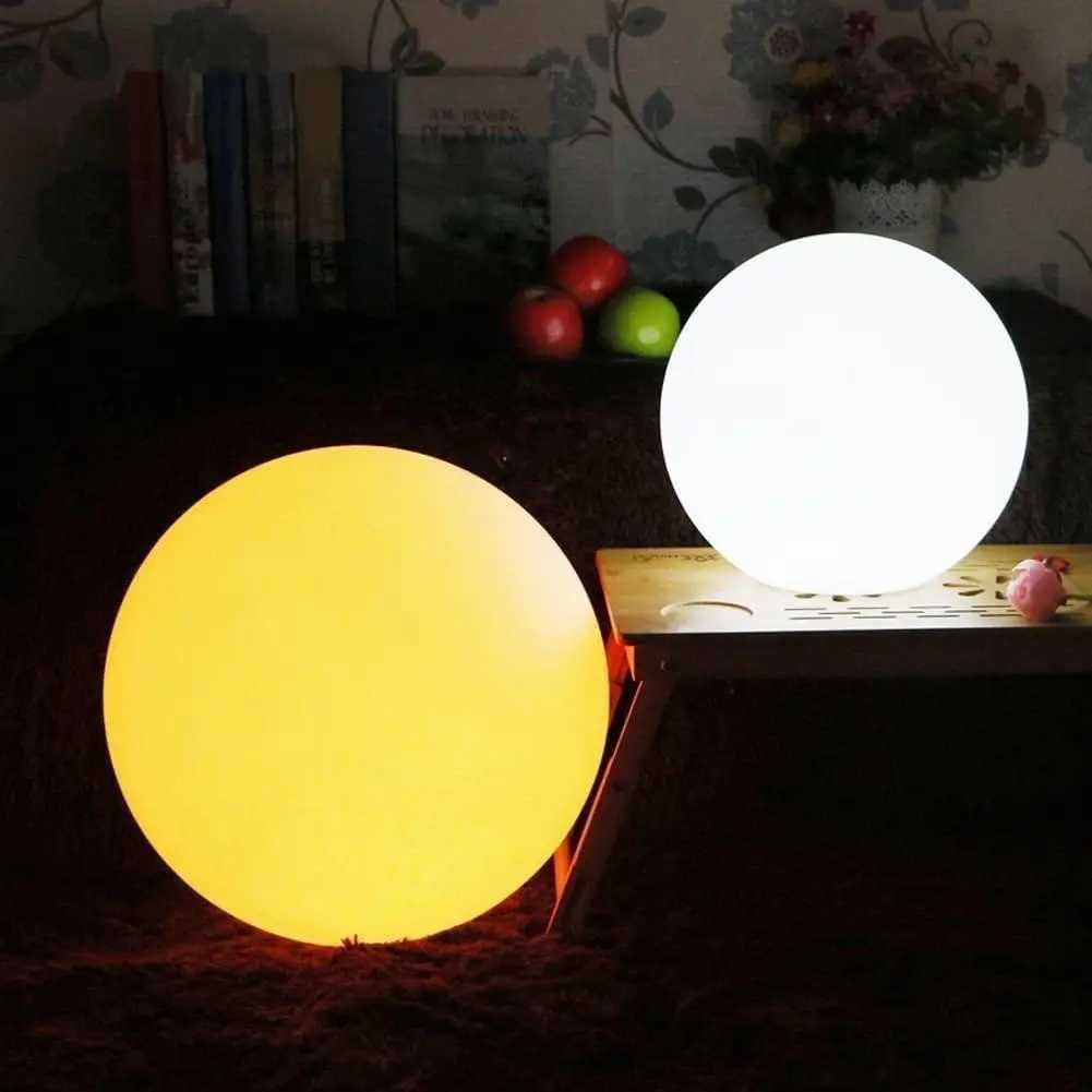 Globe Floor Lamp 14-Inch LED Ball Light With Remote 16 RGB Color Changing Dimmable Rechargeable Nursery Night Light XJ250606