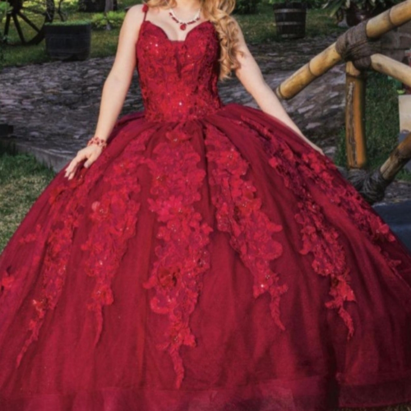 Red Shiny Quinceanera Dresses Ball Gown Off The Shoulder Applique Lace Beads Tull Sweet 16 Dress Vestidos 15 De Anos