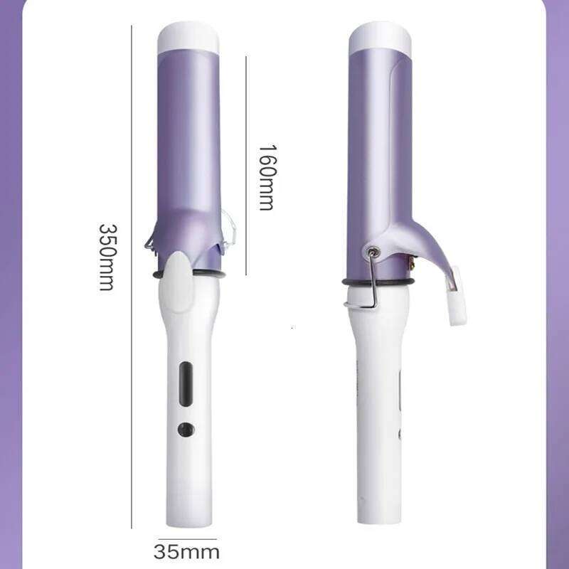 40Mm Barrel 30 Seconds Fast Heating Curling Irons Korean Style Large Wave Curler Negative Ion Ceramic Glaze Hair Care