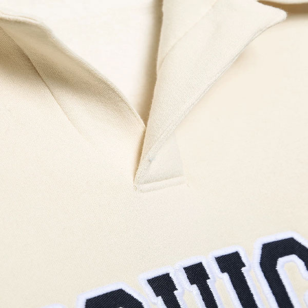 Women's Casual Collar Sweatshirt with Classic Color Combinations - Vintage College Style for Versatile Wear