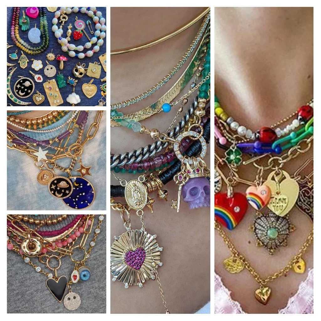 Cute Hearts Starfish Charms Gold Color Animals Turtle Flower Jewelry Pendants DIY Earring Necklace Bracelet Keychain Sea Charm XJ250607