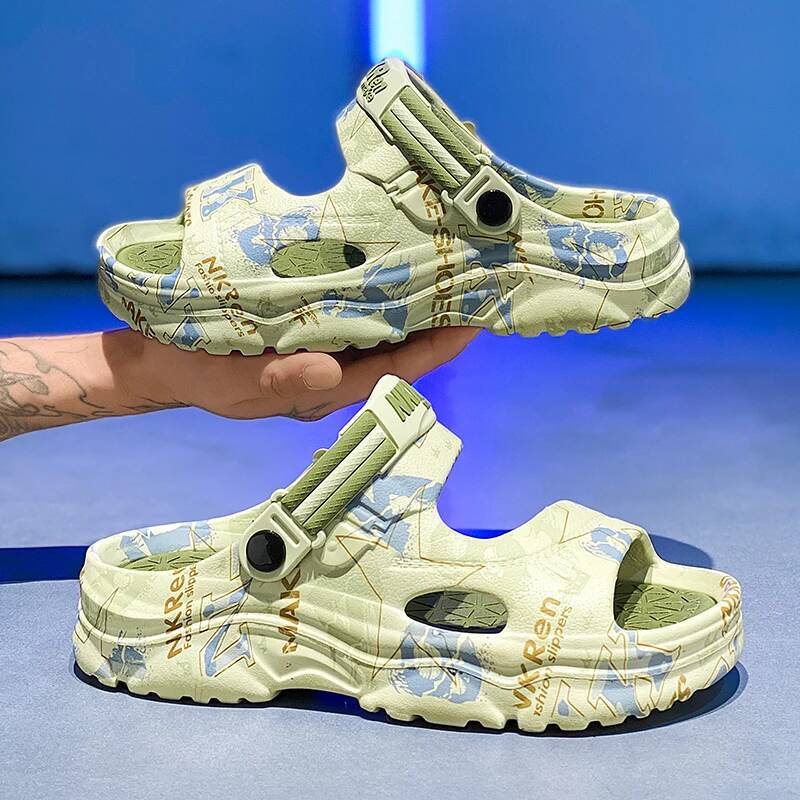 Ddmyoutdoor New Summer Indoor Shoes Beach Casual Slippers Soft Sole Platform Slides Men EVA Flip Flops Couple Sandals outdoor shoes