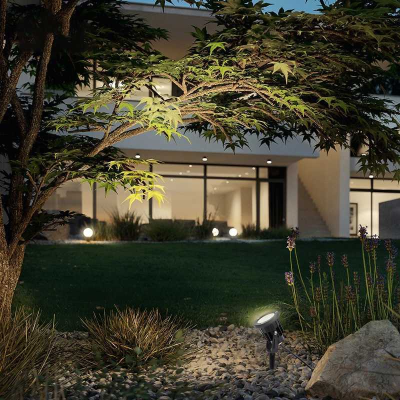 LED Bahe im Lambas 5W 10W 15W D Mekan Su Geirmez IP65 220V110V12V24V Peyzaj ivili Ampul Bahe Yolu COB im Spot Iklar W250607