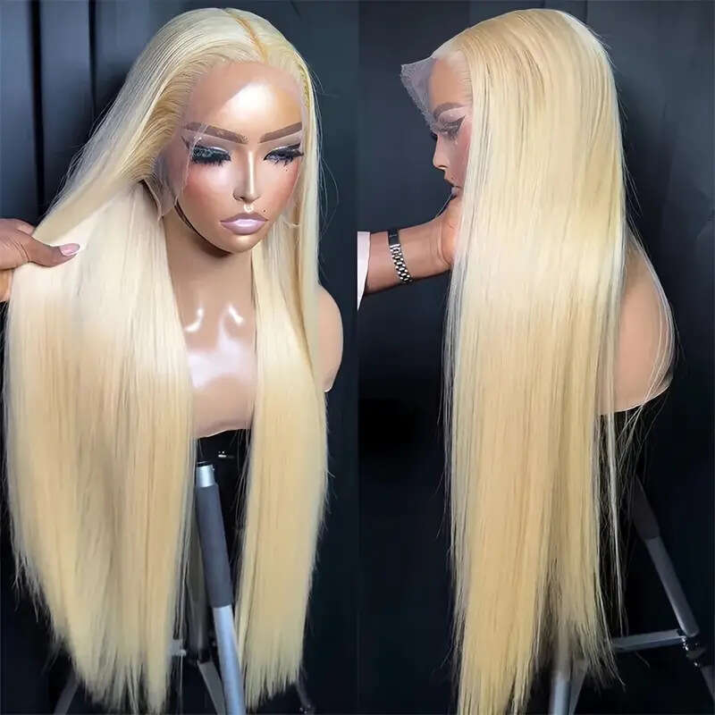 613# Blonde Human Hair Wigs Straight Bulk Discount