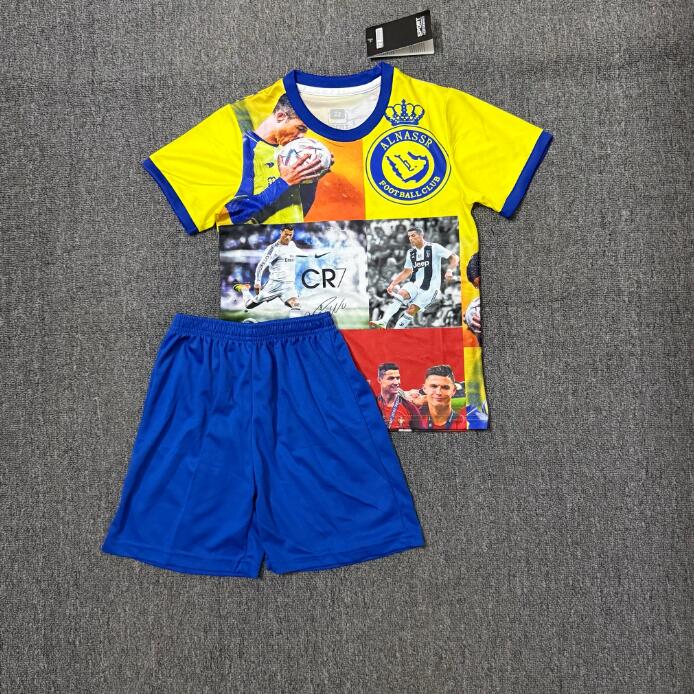 kids football kits Ronaldo soccer Jerseys 24 25 26 CR7 Gonzalo Martinez Talisca Ghislain Konan Vincent Aboubakar men Football shirt AAA