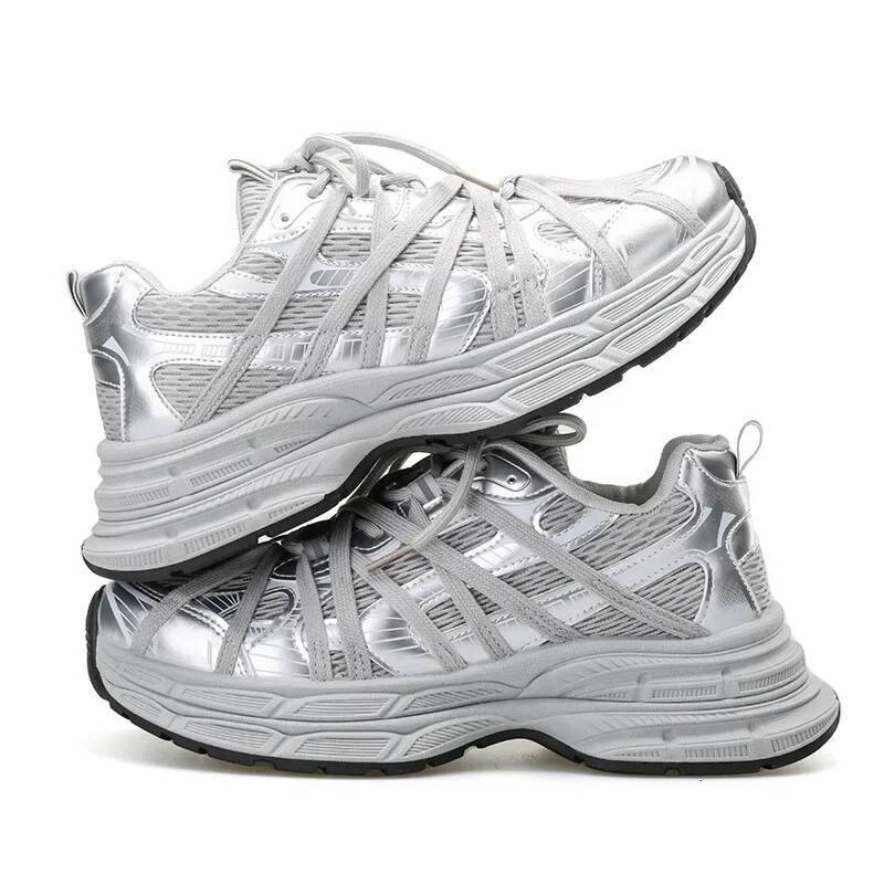 Ddmyoutdoor Men S New Trend Fashion Sneakers Breathable Comfortable Thick Sole Retro Lightweight Sports Lace Up Running Shoes Outdoor Shoes