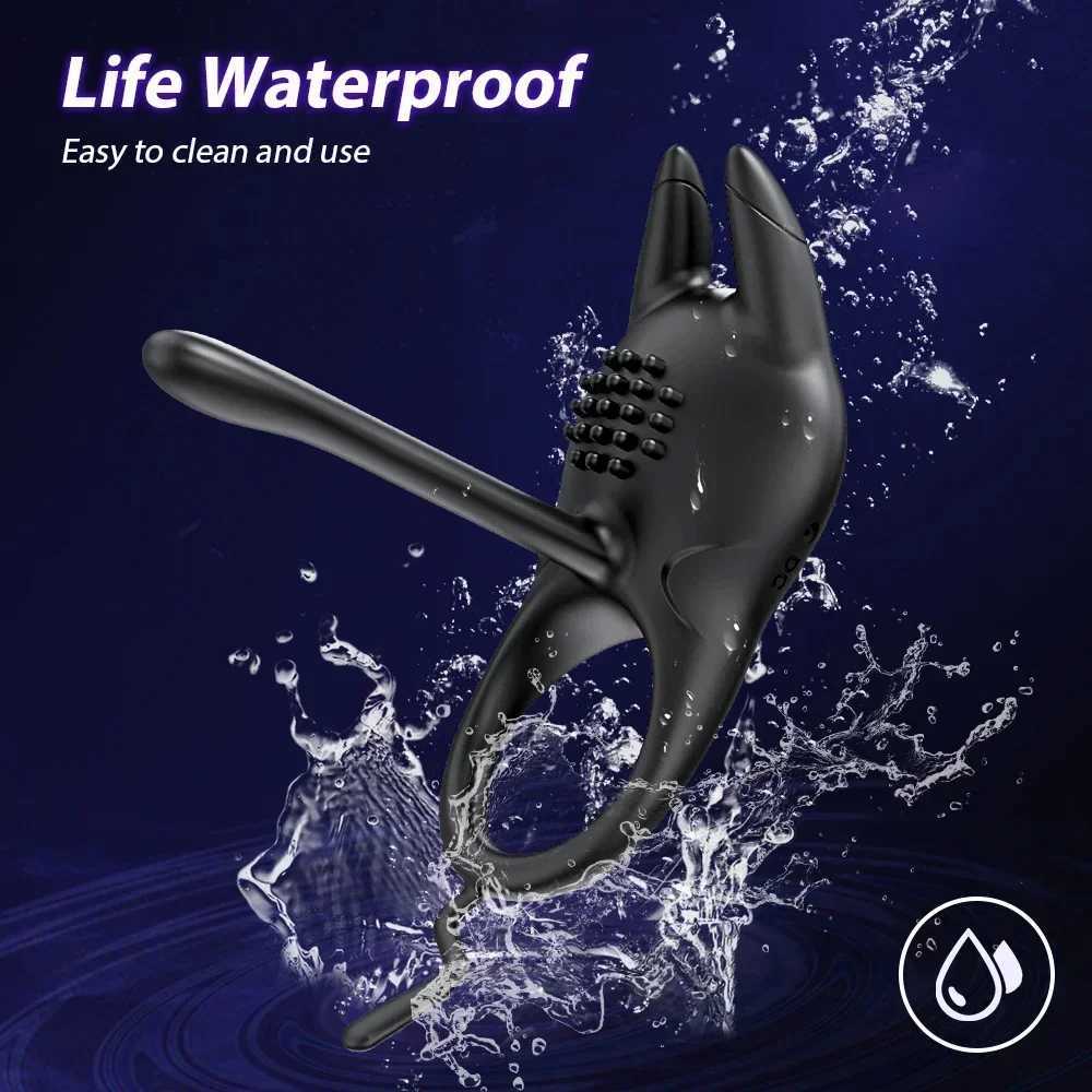 SCVibrator Cockring Penis Cock Ring for Men Delay Ejaculation Sex Toys for Men Couple Rings Penisring Toys for Adults 18 XJ250607