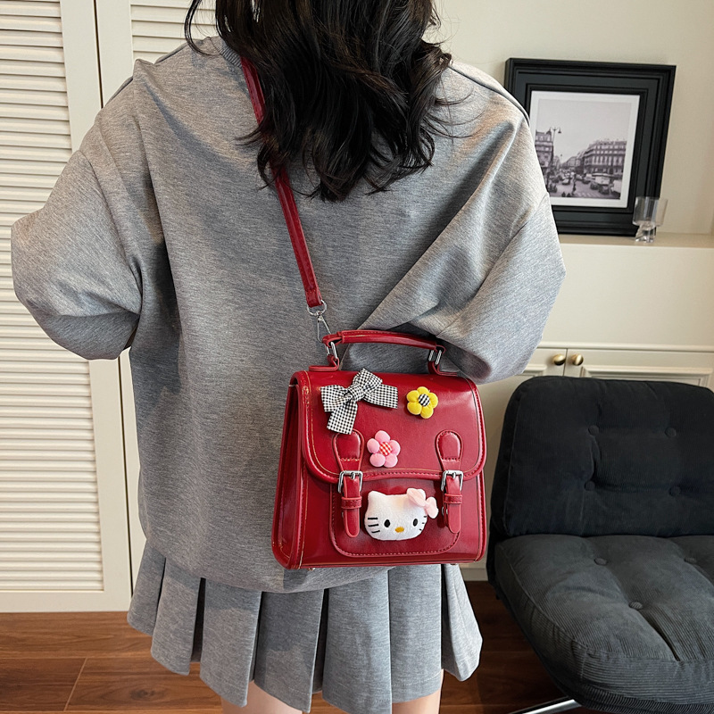 designer bag Niche Backpack for Women, Fashionable Korean Version 2025 New Cute Casual School Bag, Lightweight Travel Small Backpack