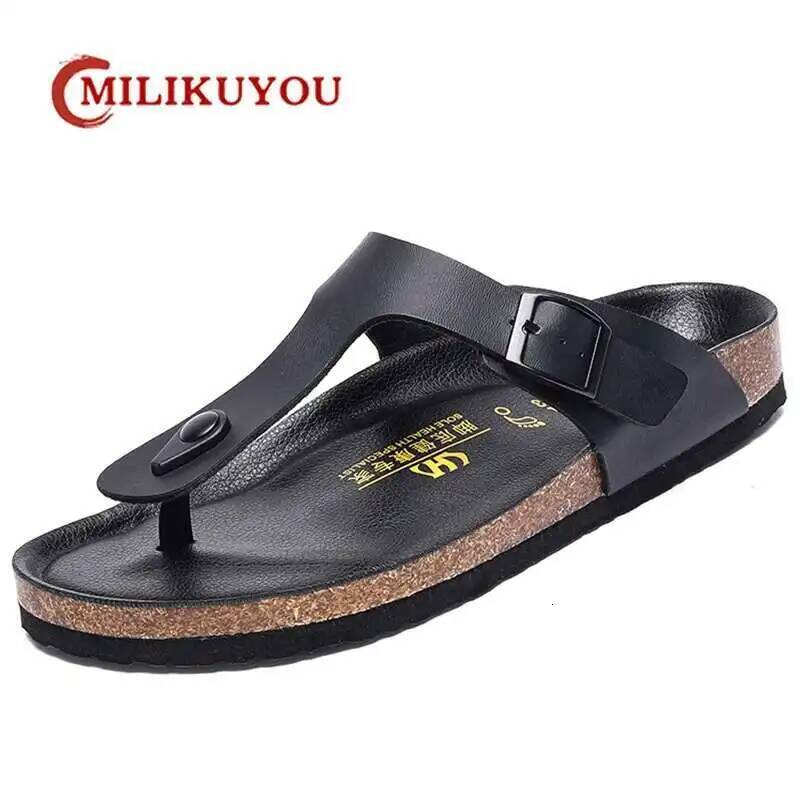 Ddmyoutdoor New Leather Men Sandals S Designer Shoes Flip Flops Outdoor Beach Zapatos Hombre Durable Shoe Sandalias De Mujer outdoor shoes